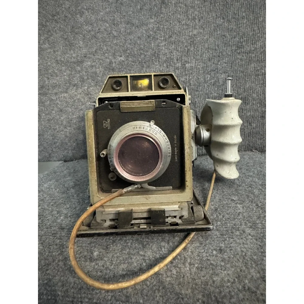 Vintage Horseman Press Camera Tokyo Kogaku Seikosha-SLV Singer Graflex Roll Back